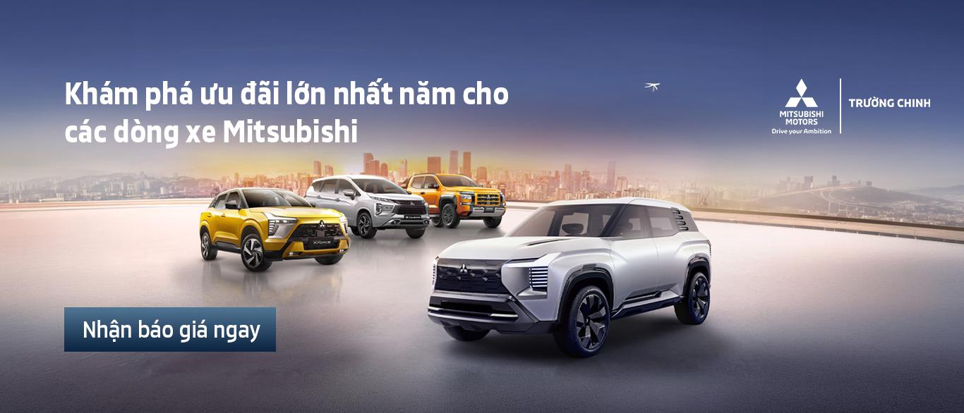 BẢNG GIÁ MITSUBISHI MỚI NHẤT