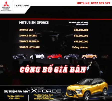 GIÁ BÁN CHÍNH THỨC CỦA ALL-NEW MITSUBISHI XFORCE